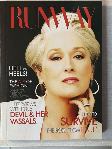 magazine in devil wears prada